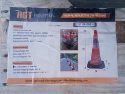 (50) Unused Safety Traffic Cones