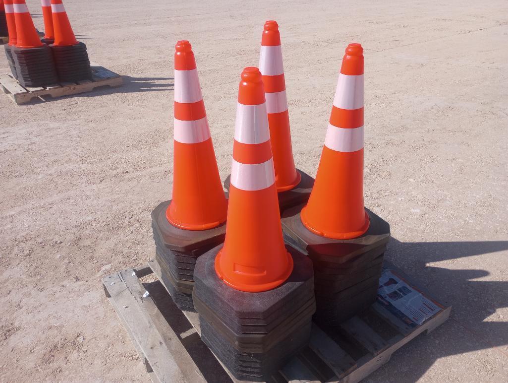 (50) Unused Safety Traffic Cones