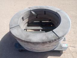 Unused Veneer Stone Fire Pit