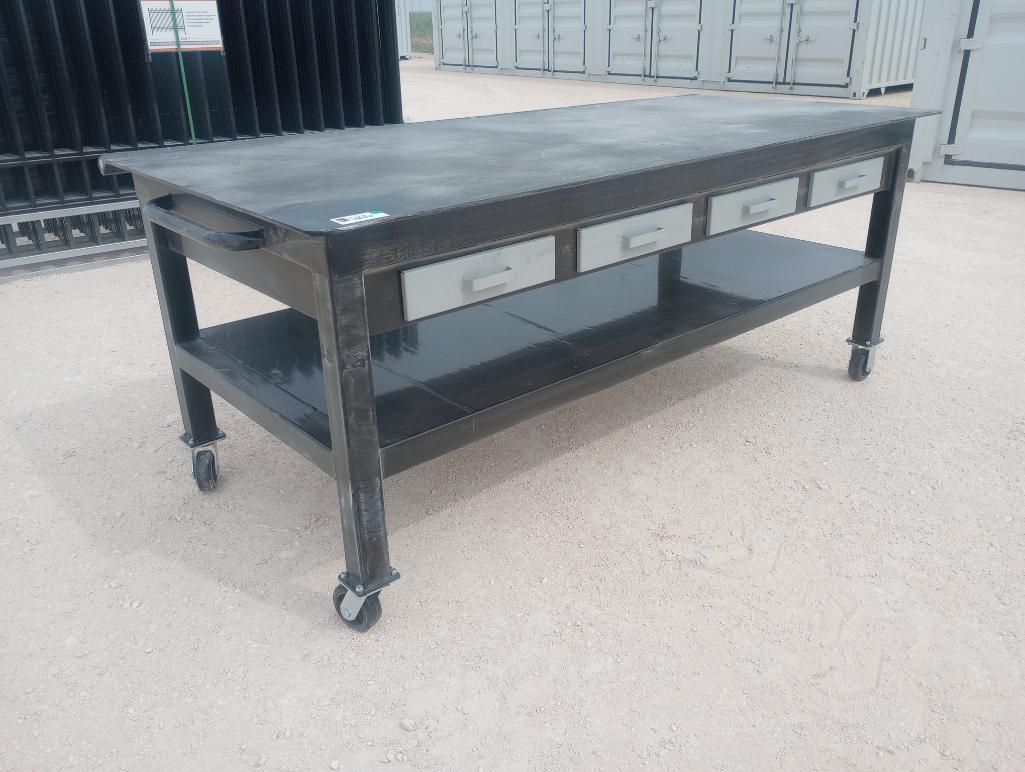 Unused Heavy duty Welding Table w/Drawers