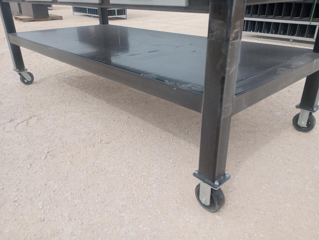 Unused Heavy duty Welding Table w/Drawers