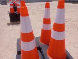 (50) Unused Safety Traffic Cones