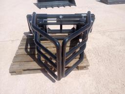 Unused Distributions S-RBG170 Hydraulic Bale Grapple (Skid Steer Attachment)