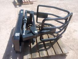 Unused Distributions S-RBG170 Hydraulic Bale Grapple (Skid Steer Attachment)