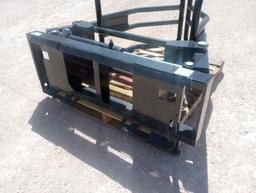 Unused Distributions S-RBG170 Hydraulic Bale Grapple (Skid Steer Attachment)