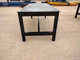 Unused Metal Shop Table