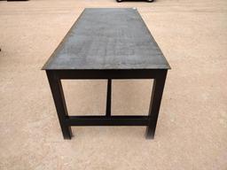 Unused Metal Shop Table