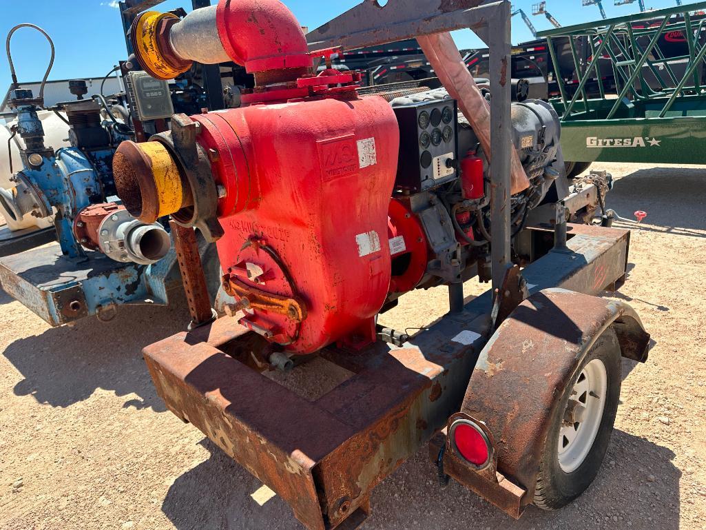 Multiquip Trash Pump Trailer