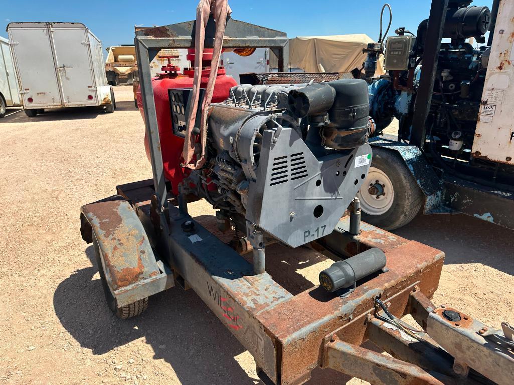 Multiquip Trash Pump Trailer
