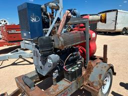 Multiquip Trash Pump Trailer