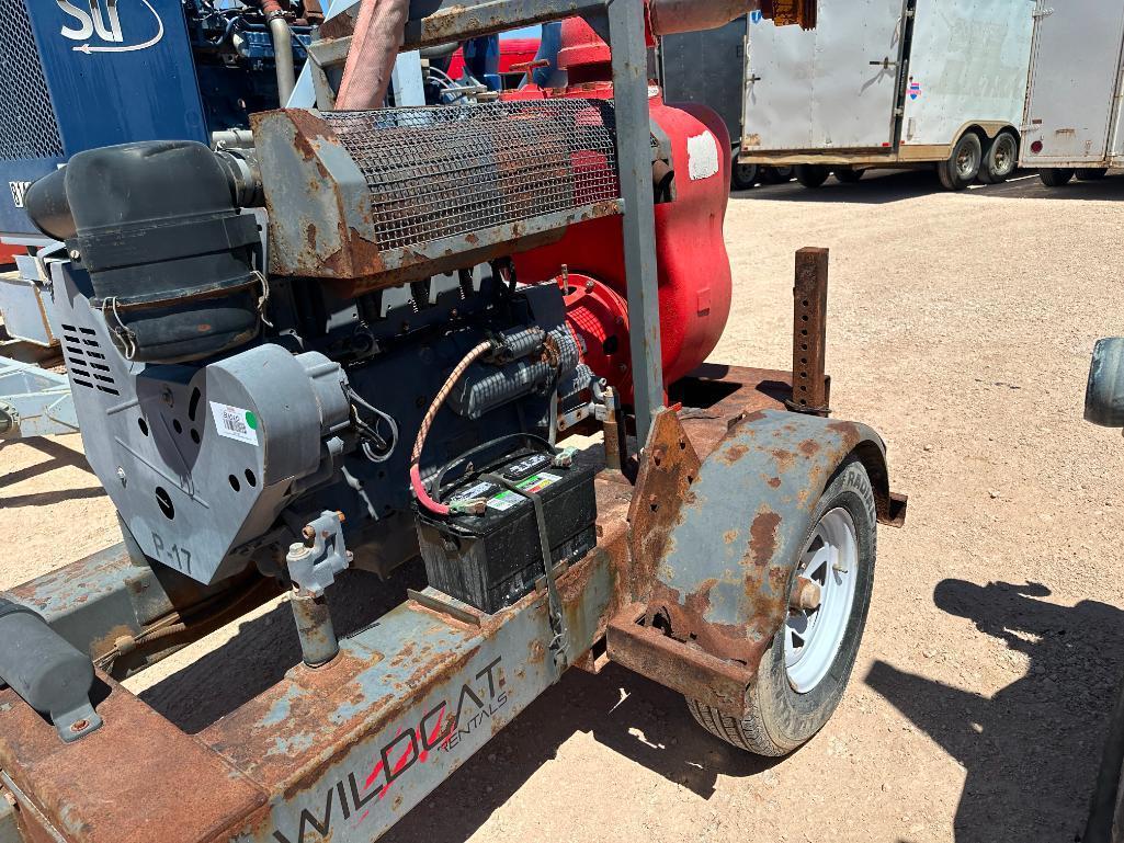 Multiquip Trash Pump Trailer