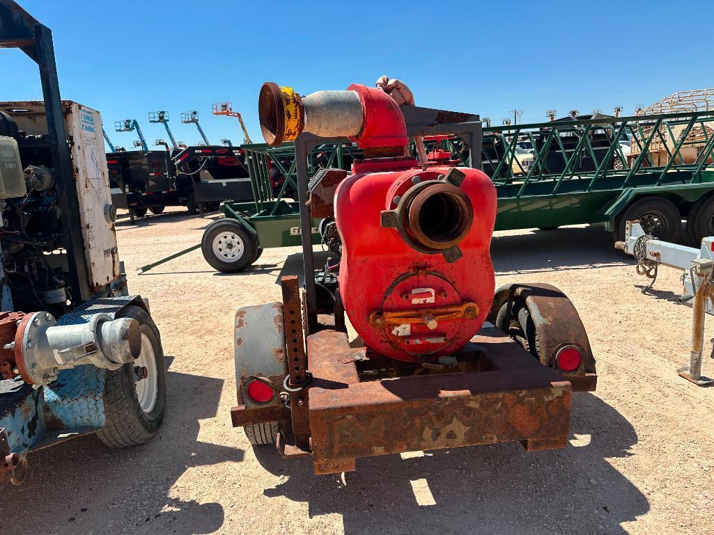 Multiquip Trash Pump Trailer