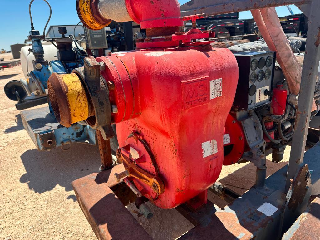 Multiquip Trash Pump Trailer