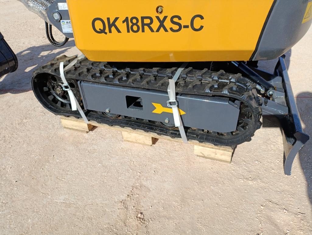 Unused 2024 AGT QK18RXS-C Mini Excavator
