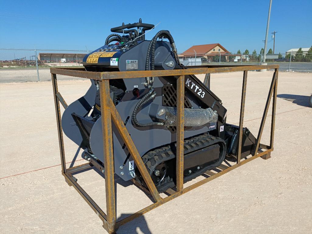 Unused 2024 AGT KTT23 Stand On Mini Skid Steer Loader