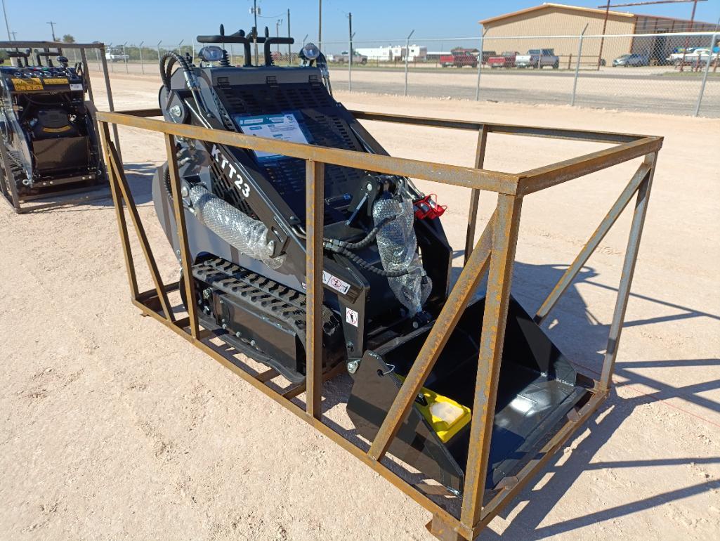Unused 2024 AGT KTT23 Stand On Mini Skid Steer Loader