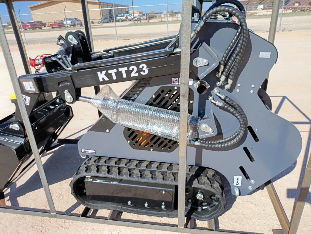 Unused 2024 AGT KTT23 Stand On Mini Skid Steer Loader
