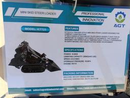Unused 2024 AGT KTT23 Stand On Mini Skid Steer Loader
