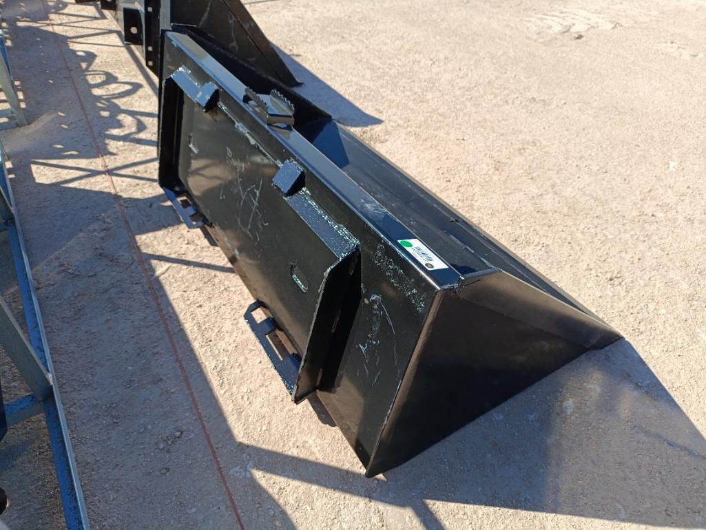 Unused 66? Skid Steer Bucket w/Single Blade