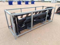 Unused 78" Hydraulic Root Grapple (Skid Steer Attachment)