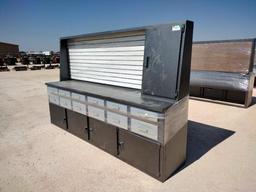 Unused 10Ft Work Bench Cabinet