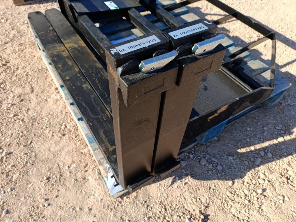 Unused AGT SAII100 Pallet Forks (Skid Steer Attachment)