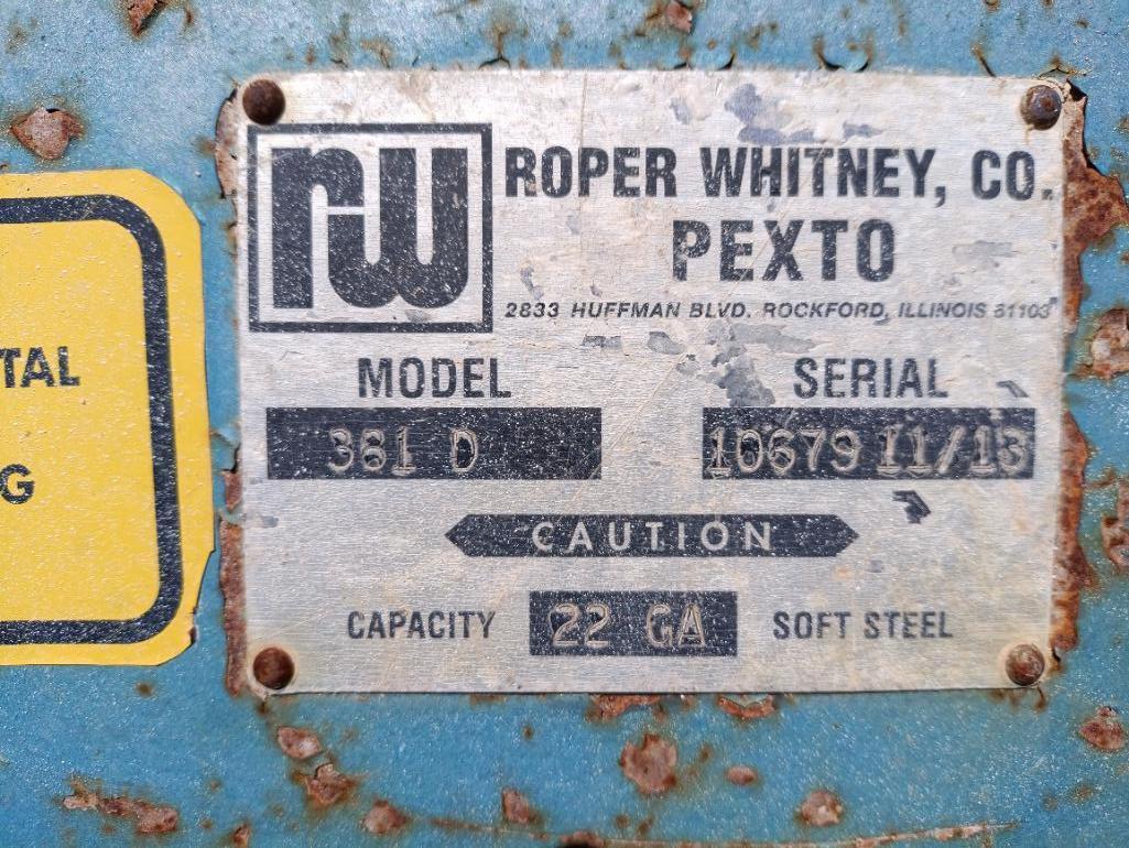 Pexto 381D Slip Roll Machine