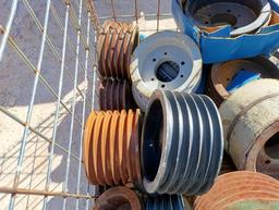 Pallet of Misc Pulleys