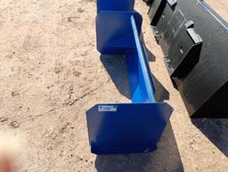 Unused 48'' Mini Skid Steer Snow Pusher