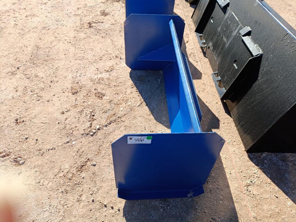 Unused 48'' Mini Skid Steer Snow Pusher