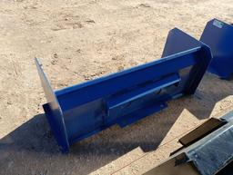 Unused 48'' Mini Skid Steer Snow Pusher
