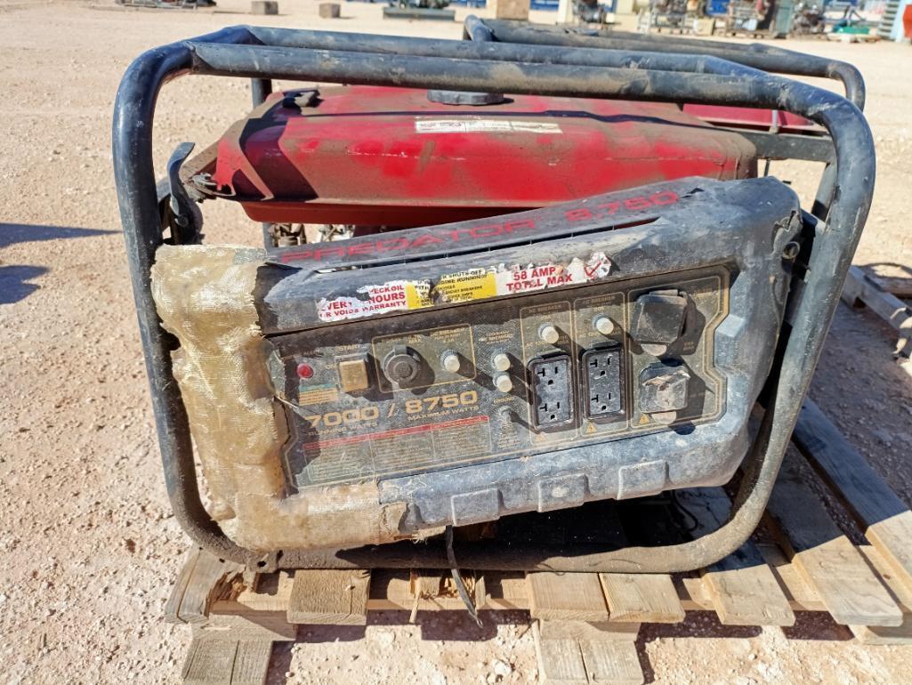 (2) Predator 8,750 Generators