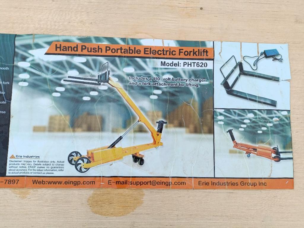 Unused EINGP PHT620 Hand Push Portable Electric Forklift
