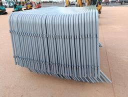 Unused 2024 AGT 47GCST80 Portable Construction Fence Panels