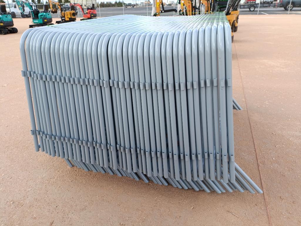 Unused 2024 AGT 47GCST80 Portable Construction Fence Panels