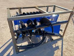 Unused AGT SSECAG-Y Heavy Duty Skid Steer Auger Set