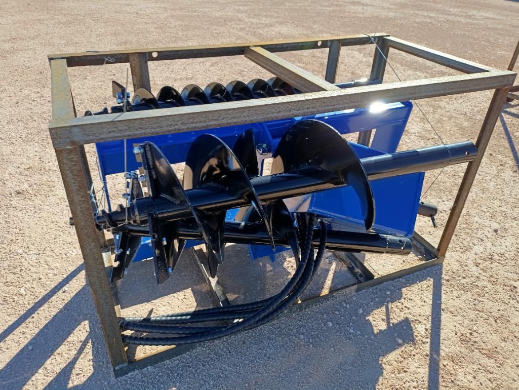 Unused AGT SSECAG-Y Heavy Duty Skid Steer Auger Set