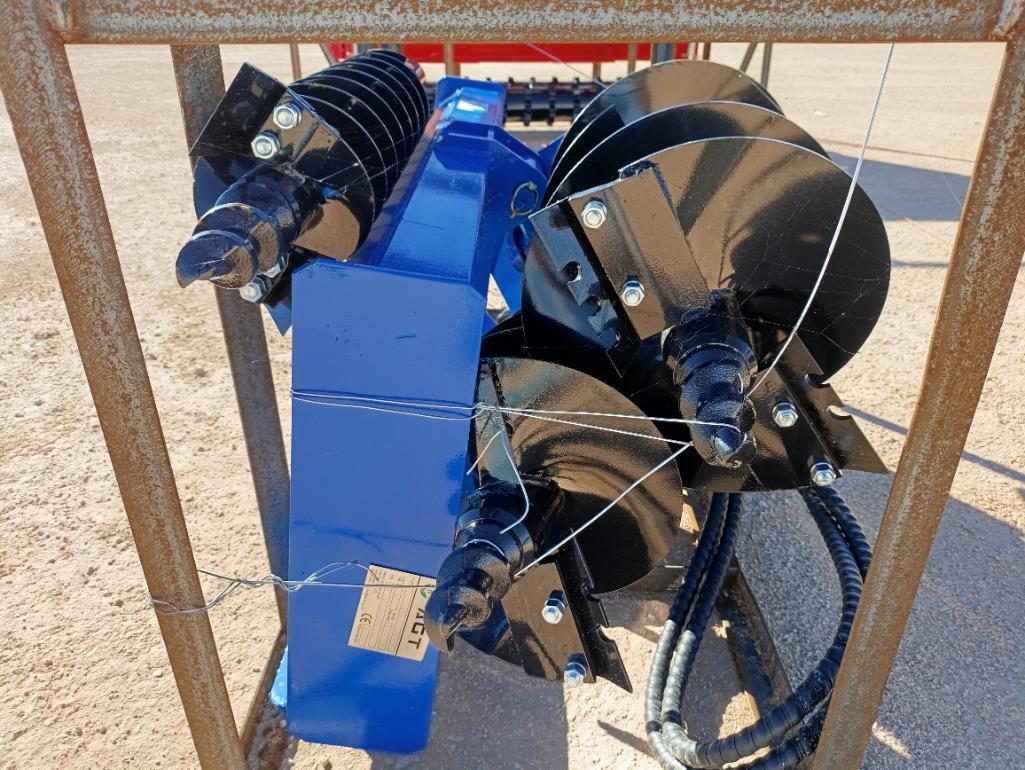 Unused AGT SSECAG-Y Heavy Duty Skid Steer Auger Set