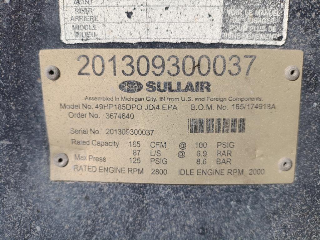 Sullair 185 Portable Air Compressor