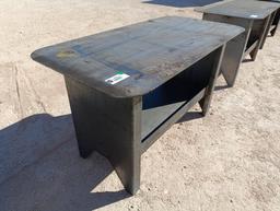 Unused 30'' x 57'' Welding Table w/Shelf (5/16'' Top)