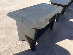 Unused 30'' x 57'' Welding Table w/Shelf (5/16'' Top)