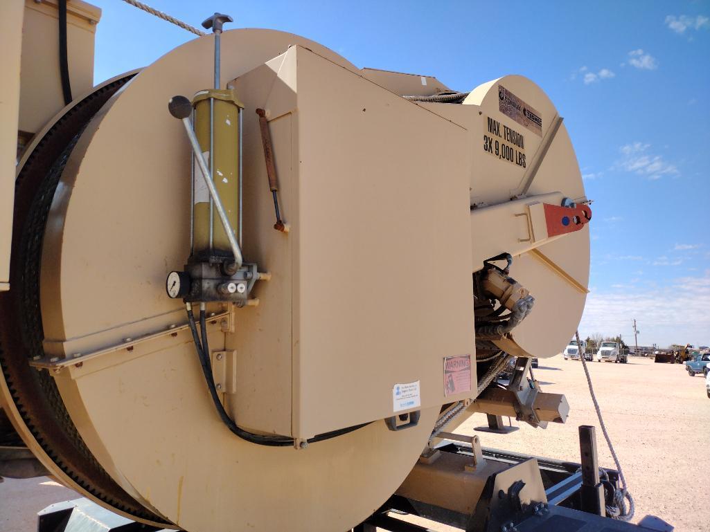 2011 Condux Tesmec FRT 607 Hydraulic Puller-Tensioner Trailer