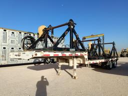 2012 Carolina Trailers 31Ft Step Deck Trailer w/(3) Condux Tesmec Hydraulic Reels