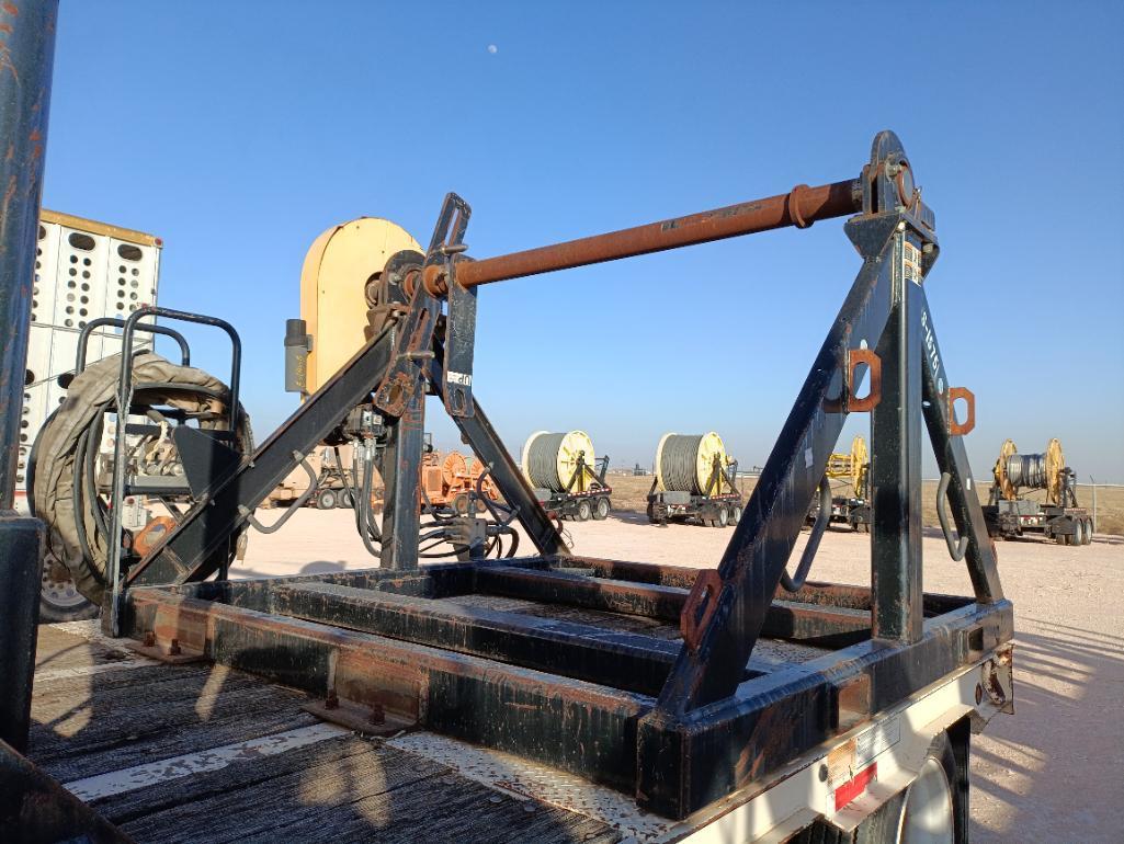 2012 Carolina Trailers 31Ft Step Deck Trailer w/(3) Condux Tesmec Hydraulic Reels