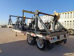 2012 Carolina Trailers 31Ft Step Deck Trailer w/(3) Condux Tesmec Hydraulic Reels