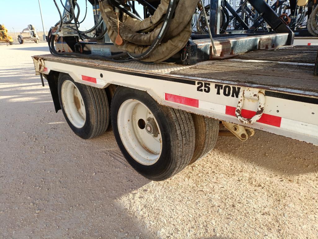 2012 Carolina Trailers 31Ft Step Deck Trailer w/(3) Condux Tesmec Hydraulic Reels