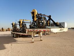 2012 Carolina Trailers 31Ft Step Deck Trailer w/(3) Condux Tesmec Hydraulic Reels