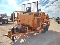 2008 Wagner Smith T-4DP-75 Drum Puller Trailer