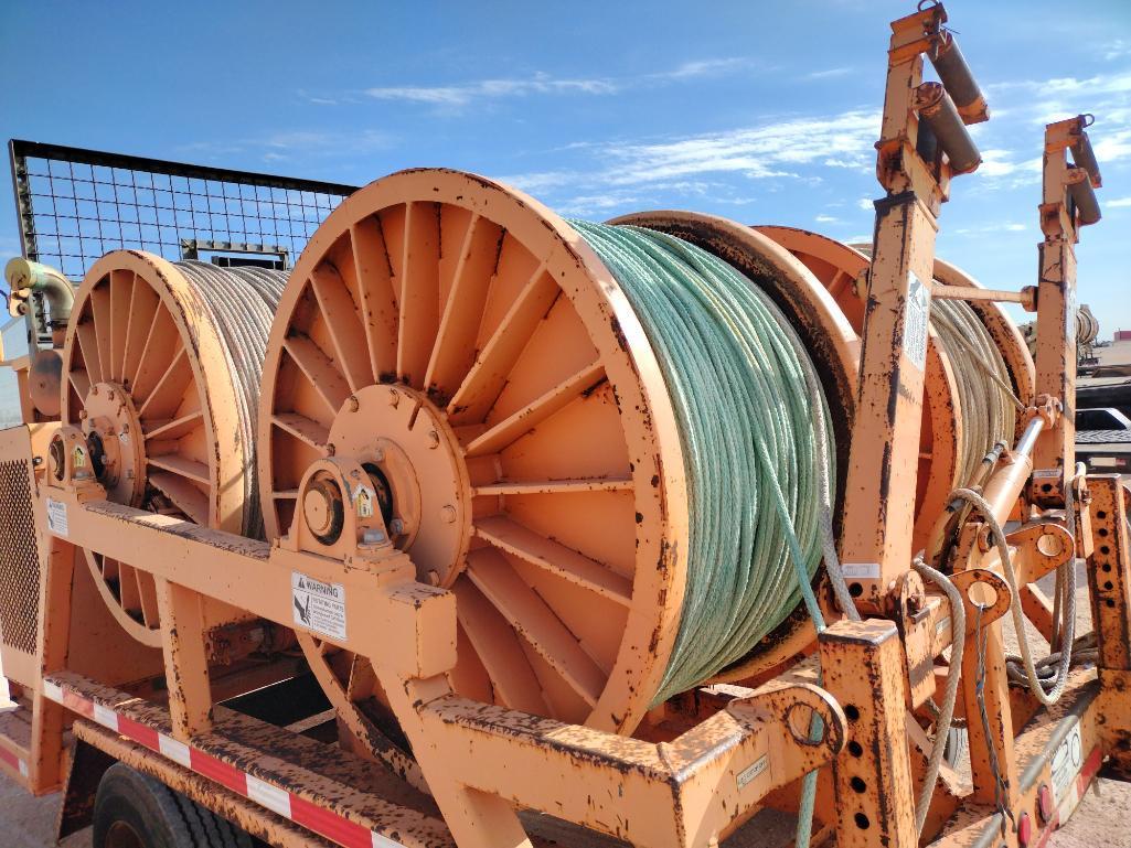 2008 Wagner Smith T-4DP-75 Drum Puller Trailer