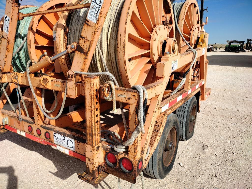 2008 Wagner Smith T-4DP-75 Drum Puller Trailer